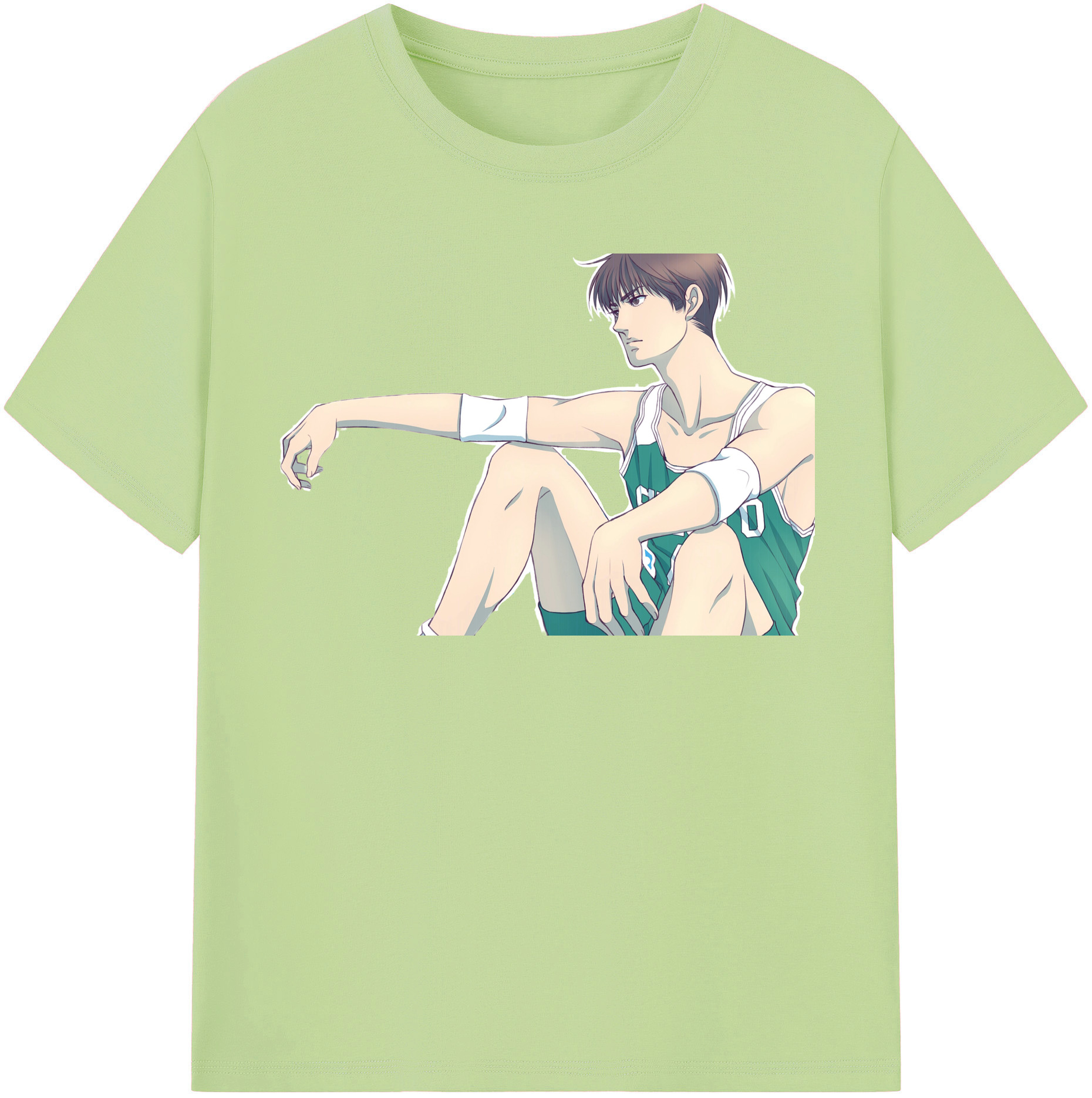 SLAM DUNK／スラムダンク 綿100％半袖Tシャツ（フロントプリント）